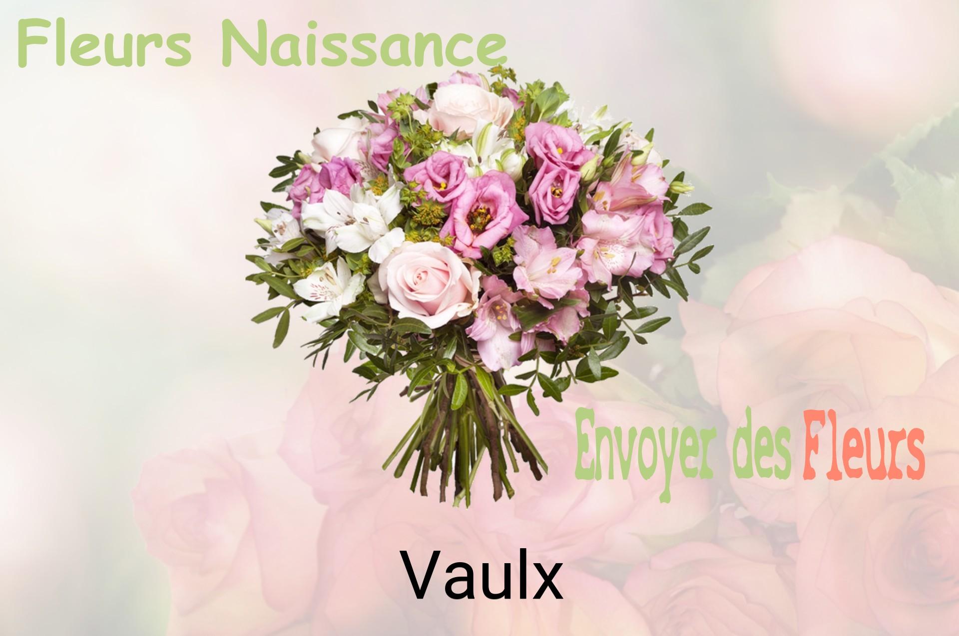 Bouquet de fleurs de naissance livré à Vaulx